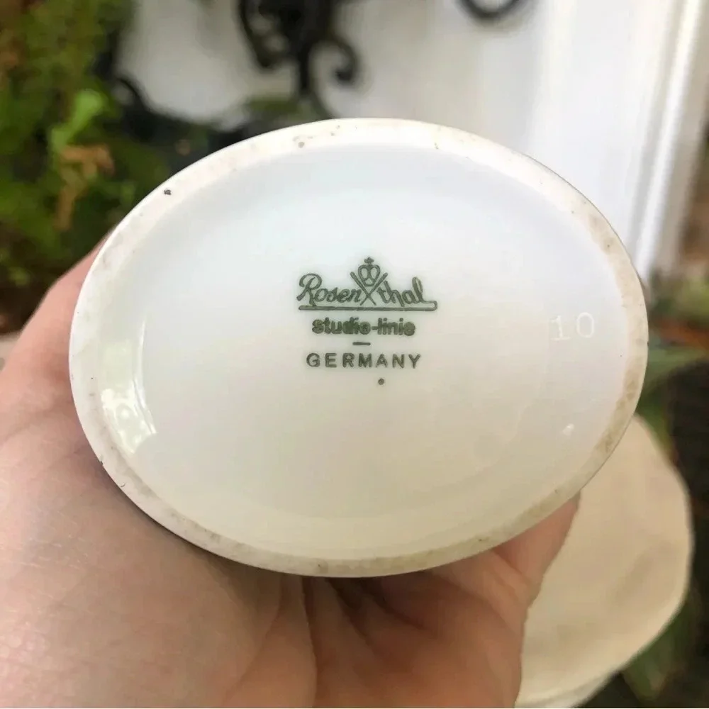 Vintage Bjorn Wiinblad for Rosenthal in Germany Scenes from a Window Oval Vase
